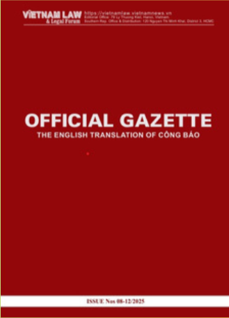 Official Gazette cover