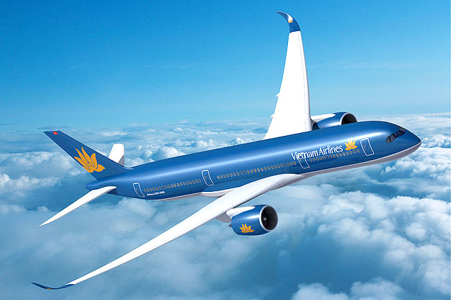 Vietnam Airlines aircraft in flight