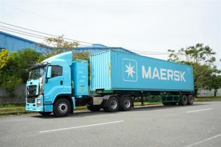 
Maersk to use electric trucks for inland container transportation

