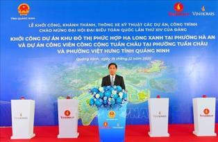 Quảng Ninh launches and inaugurates major projects worth hundreds of trillions of đồng