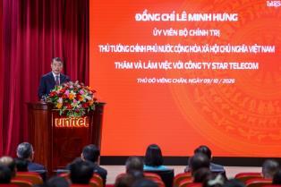 Viettels Unitel in Laos a symbol of Việt Nam-Laos friendship: Prime Minister