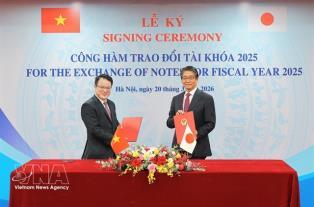 Việt Nam, Japan sign exchange of notes for ODA loans to support green transition
