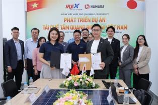 Irex, Hamada to develop solar panel recycling project