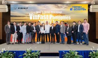 Vinfast signs partnerships with 14 e-scooter dealers in the Philippines