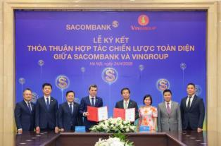 SACOMBANK, Vingroup forge comprehensive strategic partnership