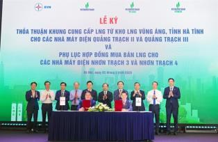LNG supply agreements to key power projects signed