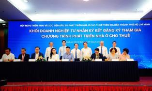HCM City secures commitments for 100,000 rental social housing units