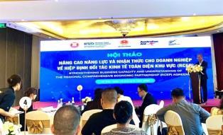 Workshop discusses support for businesses through better use of RCEP 