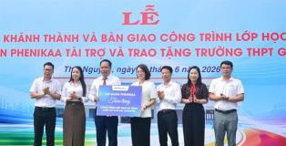 Phenikaa hands over 190,000 classroom building in Thái Nguyên
