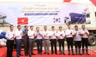 Agricultural processing plant inaugurated as first frozen mango shipment exported to South Korea