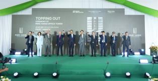 Parc Hanoi, Grade A office building, reaches topping-out milestone
