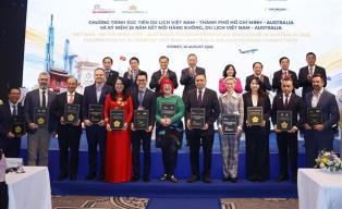 Top leader attends ceremony marking 35 years of Việt Nam–Australia air, tourism connectivity