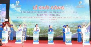 Construction of two industrial parks starts in Lào Cai