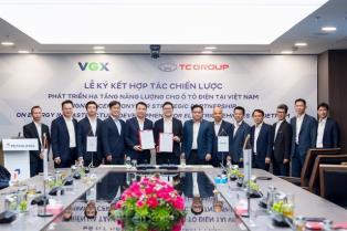 TC Group, VGX sign deal to develop EV charging infrastructure in Việt Nam