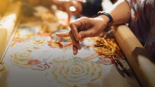 Traditional embroidery, modern designs