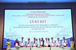 HCM City, 8 northern localities strengthen cooperation