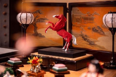 Paper horses welcome lunar new year