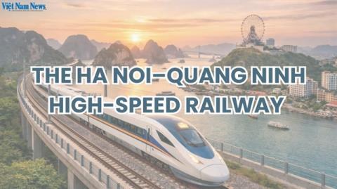 The Hà Nội - Quảng Ninh high-speed railway
