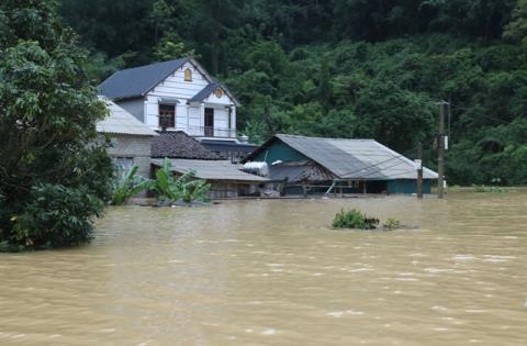 Typhoon Narra triggers floods in northern Việt Nam 
