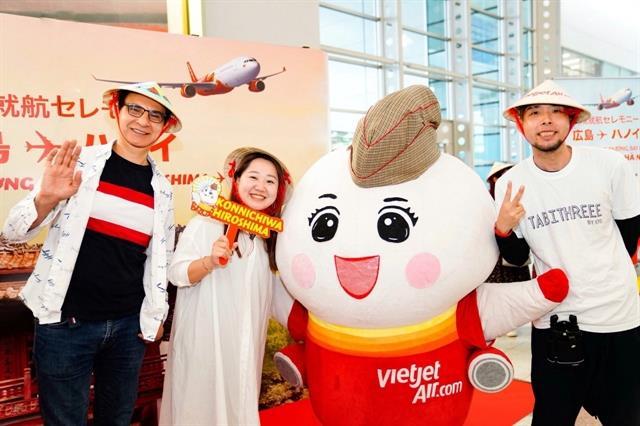 Vietjet expands Hiroshima–Hà Nội flights ahead of year-end holiday