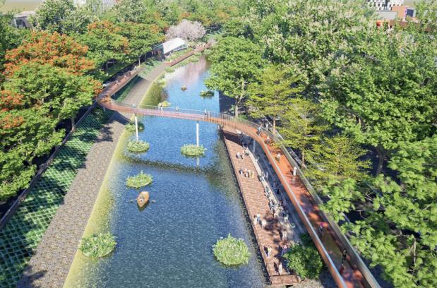 Sun Group to carry out 184-million project to revamp park corridors along Tô Lịch River
