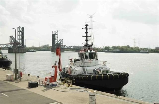 Vietnamese-made electric tugboat operates at Belgiums largest port