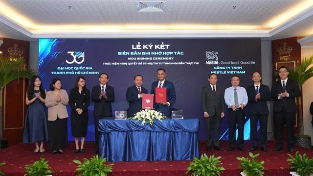 Nestlé Việt Nam partners with VNU-HCM to launch three-party talent training model