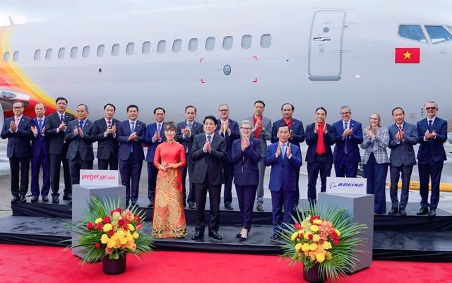 Vietjet takes delivery of first Boeing 737, celebrating 30 years of Việt Nam-US ties