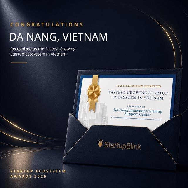 Đà Nẵng honoured as Việt Nams fastest-growing start-up ecosystem in 2026