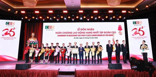 CEO Group receives first-class labour order on 25th anniversary