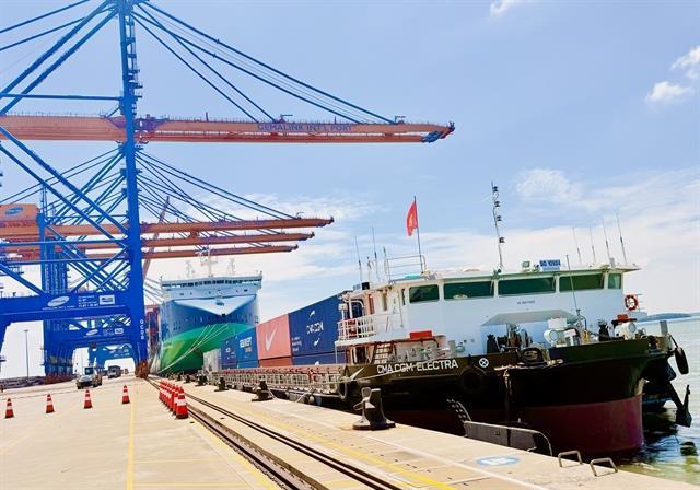 First electric barge powered by renewable energy launched in Việt Nam
