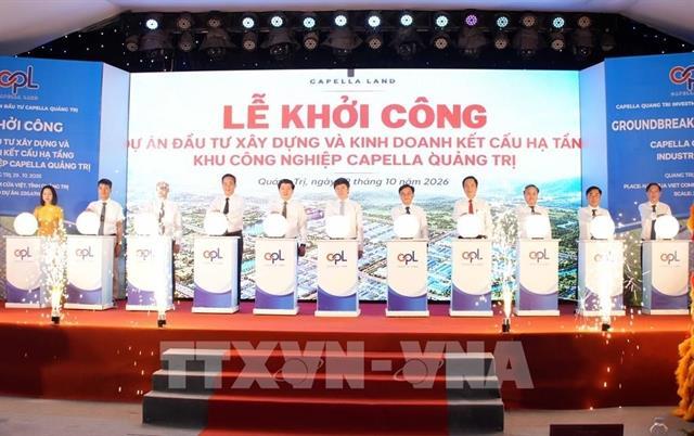 Construction begins on 220-hectare Capella Quảng Trị Industrial Park