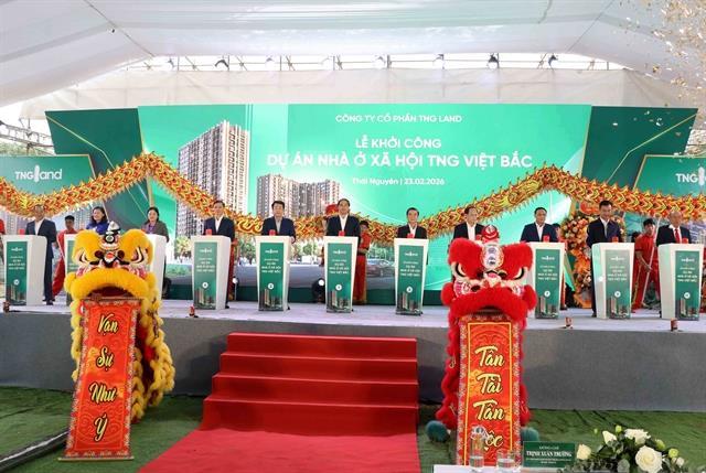 Work starts on a social housing project in Thái Nguyên
