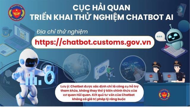 Customs pilots AI chatbot to facilitate customs clearance for businesses