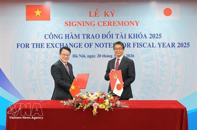 Việt Nam, Japan sign exchange of notes for ODA loans to support green transition