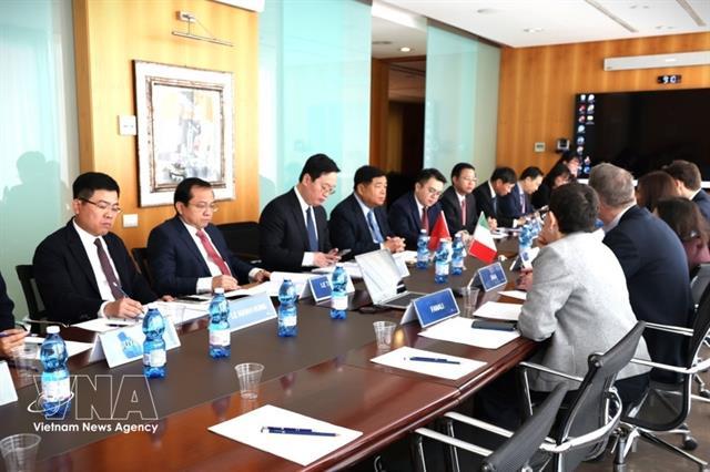 Việt Nam, Italy explore industrial park cooperation to boost investment
