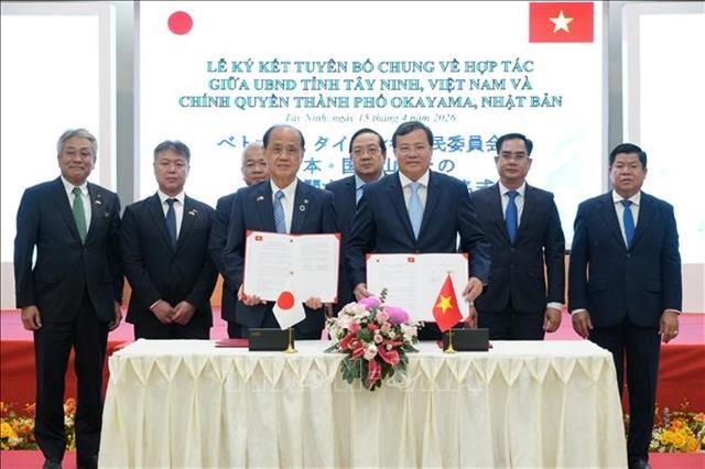 Tây Ninh strengthens cooperation in human resource training with Japans Okayama
