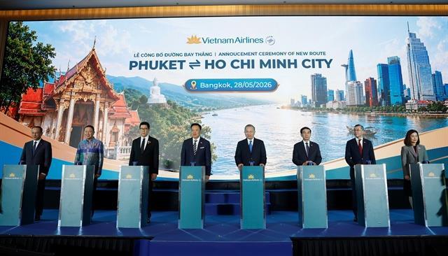 Vietnam Airlines launches direct HCM City–Phuket route