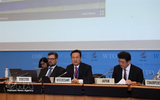 Việt Nam attends Japans WTO Trade Policy Review session