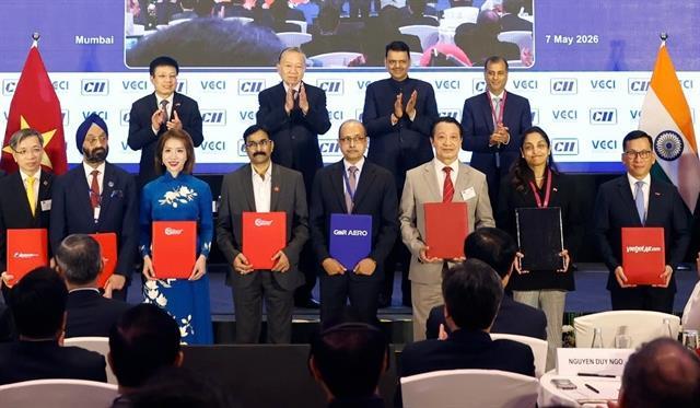 Vietjet signs India partnerships to expand aviation, technology links