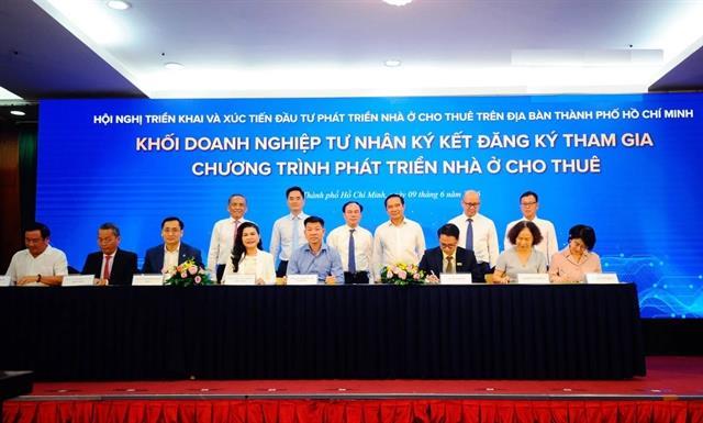 HCM City secures commitments for 100,000 rental social housing units