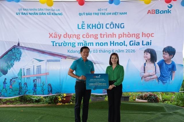 ABBank builds new classrooms for children in Gia Lai