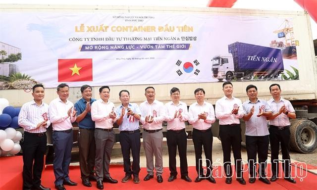 Agricultural processing plant inaugurated as first frozen mango shipment exported to South Korea