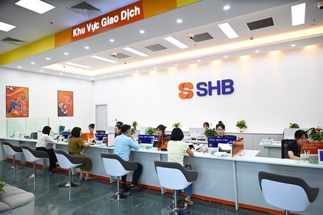 SHB posts pre-tax profit of over VNĐ9 trillion in first half, fulfils 51per cent of annual target