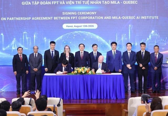 FPT, Canadas Mila deepen partnership to advance AI development in Việt Nam