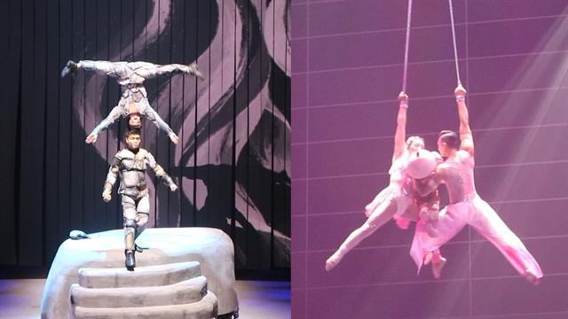 Exciting circus show