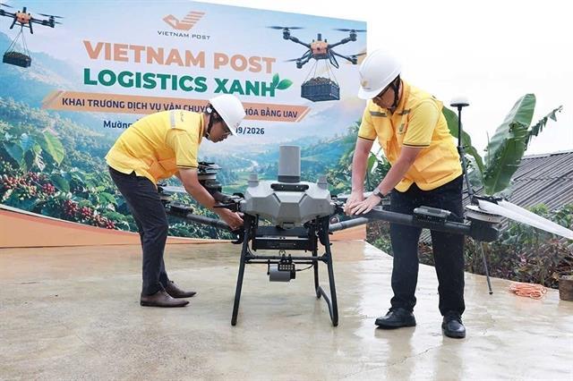 Vietnam Post launches drone delivery service in Điện Biên