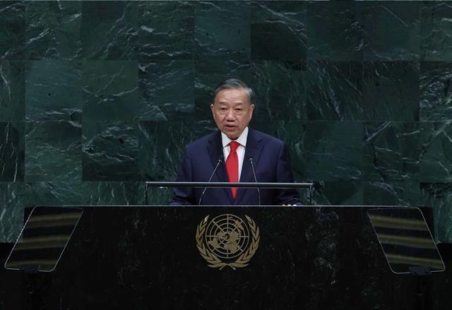 Top leader addresses UNGA 81