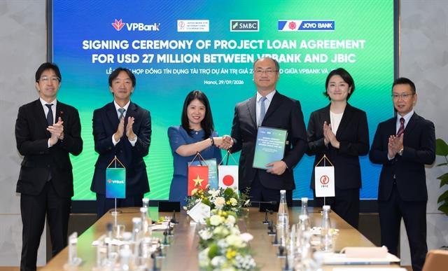 VPBank signs US27 million loan agreement with JBIC to finance power transmission project