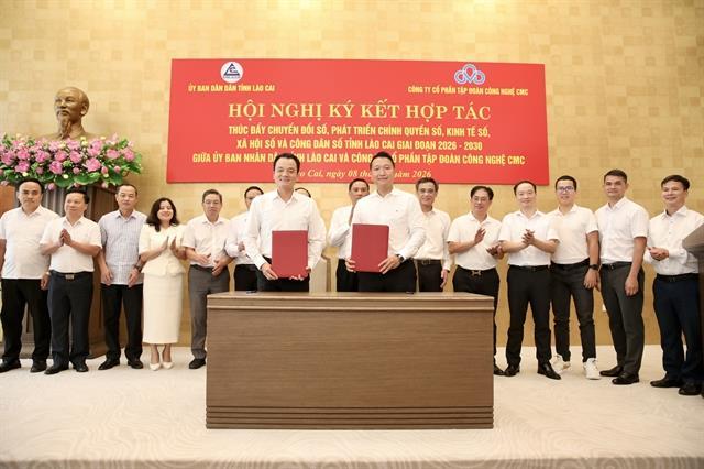 Lào Cai, CMC partner to accelerate digital transformation, AI adoption